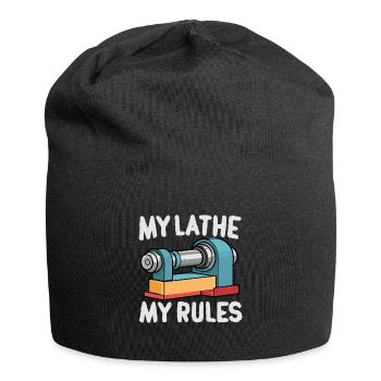 Lathe Wood Lathe - Jersey Beanie - black - Front