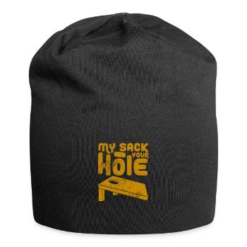 Cornhole - Jersey-Beanie - Schwarz - Vorne