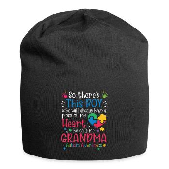Autismus Awareness Day Autist Geschenk - Jersey-Beanie - Schwarz - Vorne