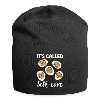 Stuffed Eggs Deviled Eggs - Jersey Beanie - black - Front