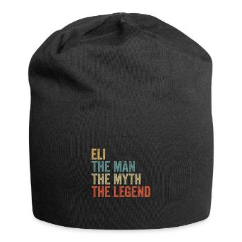 Eli l’homme, le mythe - Bonnet en jersey - noir - Devant