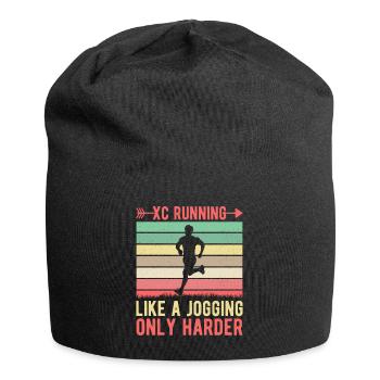 Cadeau de course XC amusant Édition XC Runner - Bonnet en jersey - noir - Devant