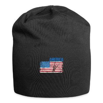 USA America Rock Music - Jersey Beanie - black - Front