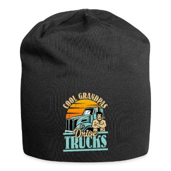 Cool Grandpas Drive Trucks Trucking Trucker - Jersey-Beanie - Schwarz - Vorne