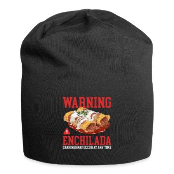 Enchilada Cuisine Mexicaine Enchiladas Cadeau - Bonnet en jersey - noir - Devant