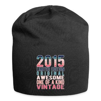 Edition Limitée Depuis 2015 Anniversaire Millésime 2015 - Bonnet en jersey - noir - Devant