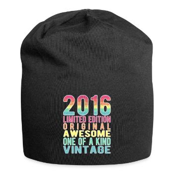 Edition limitée depuis 2016 Anniversaire Millésime 2016 - Bonnet en jersey - noir - Devant
