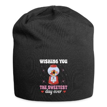 Kaugummi Automat Kinder Süßwaren Sweetest Days - Jersey-Beanie - Schwarz - Vorne