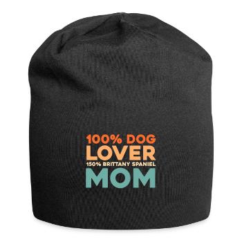 Brittany Spaniel - Jersey Beanie - black - Front