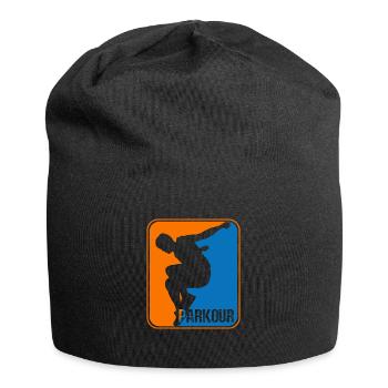 Parkour Sport Logo - Bonnet en jersey - noir - Devant