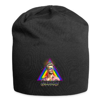 Pride Gay CSD Love LGBTQ Colors of the Rainbow - Jersey Beanie - black - Front
