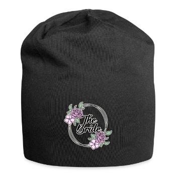Bridal Motif - Jersey Beanie - black - Front