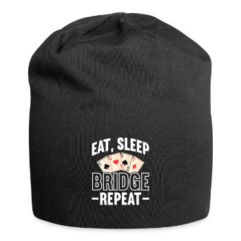 Bridge - Jersey-Beanie - Schwarz - Vorne