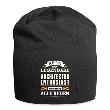 Dieser Legendäre Architektur Enthusiast Architekt - Jersey-Beanie - Schwarz - Vorne