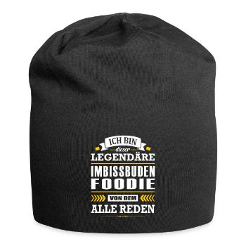 Dieser Legendäre Imbissbuden Foodie Verkäufer - Jersey-Beanie - Schwarz - Vorne