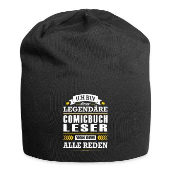 Ich Bin Dieser Legendäre Comicbuchleser Comic - Jersey-Beanie - Schwarz - Vorne