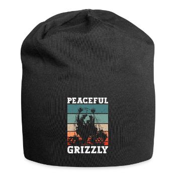 Grizzly Ours brun Ours brun - Bonnet en jersey - noir - Devant
