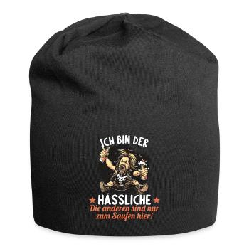 the ugly one marries bachelor party bachelor party - Jersey Beanie - black - Front