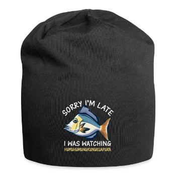 Hawaiian triggerfish Humuhumunukunukuapua'a - Jersey Beanie - black - Front
