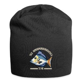 Hawaiian triggerfish Humuhumunukunukuapua'a - Jersey Beanie - black - Front
