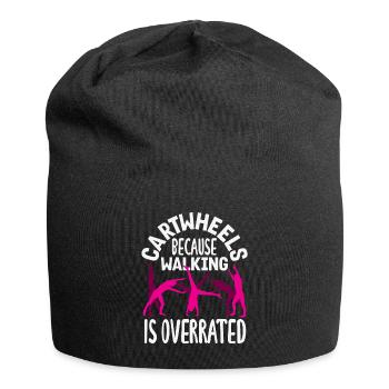 Cool Wheel Stroke Gymnastics Gymnastics - Jersey Beanie - black - Front