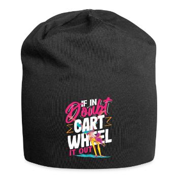 Cool Wheel Stroke Gymnastics Gymnastics - Jersey Beanie - black - Front