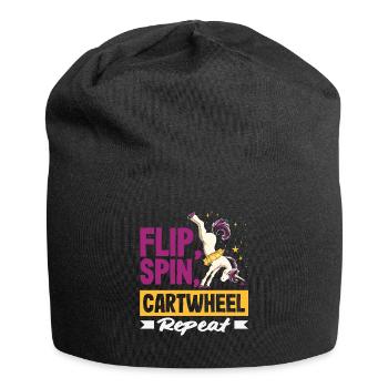 Cool Wheel Stroke Gymnastics Gymnastics - Jersey Beanie - black - Front