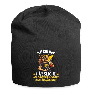 the ugly one marries bachelor party bachelor party - Jersey Beanie - black - Front