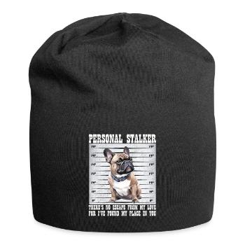 Frenchie PERSONAL STALKER Bouledogue Français - Bonnet en jersey - noir - Devant