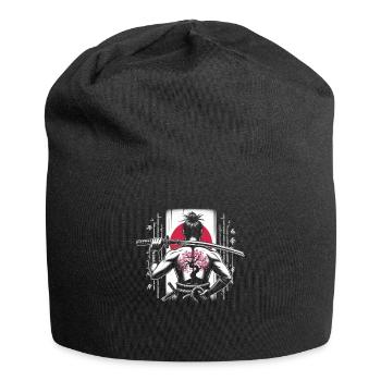 Samurai Ronin Schwertkampf Krieger Geschenk - Jersey-Beanie - Schwarz - Vorne