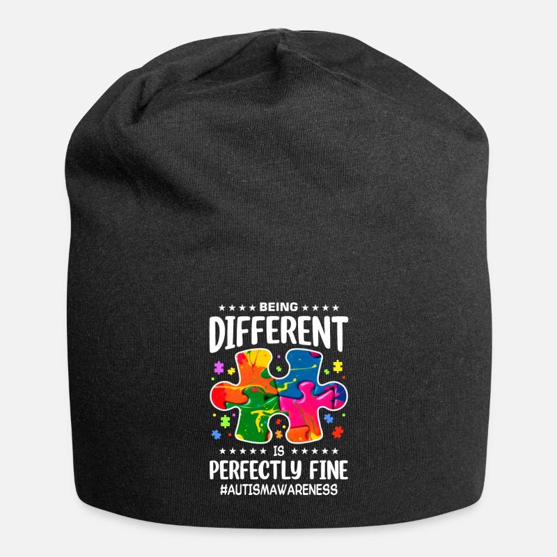 Autisme Autiste Autiste - Bonnet en jersey - noir