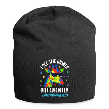 Autism Autistic Autistic - Jersey Beanie - black - Front