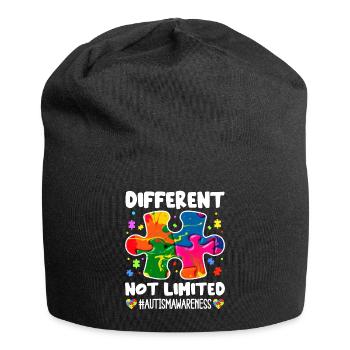 Autism Autistic Autistic - Jersey Beanie - black - Front