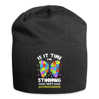 Autism Autistic Autistic - Jersey Beanie - black - Front
