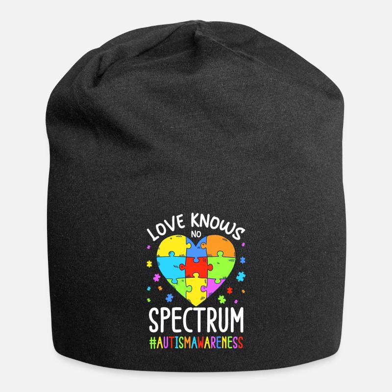 Autism Autistic Autistic - Jersey Beanie - black