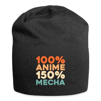 Anime Manga - Jersey-Beanie - Schwarz - Vorne