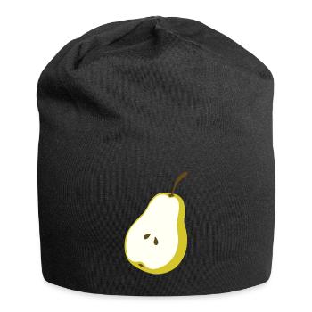 Pear Vegan Fruit - Jersey Beanie - black - Front