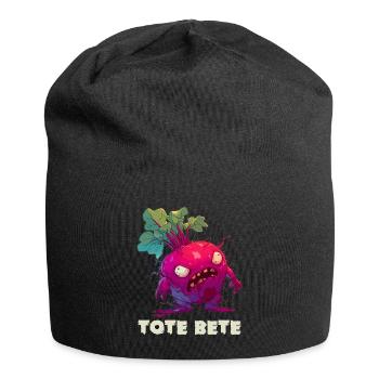 Halloween Beetroot Tote Beetroot Tote Beetroot - Jersey Beanie - black - Front