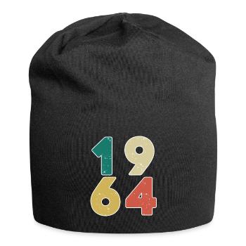 1964 - Né en 1964 - Construit en 1964 - Bonnet en jersey - noir - Devant