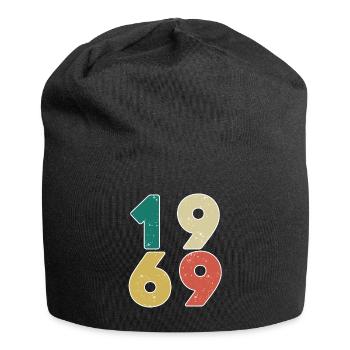 1969 - Jahrgang 1969 - Baujahr 1969 - Jersey-Beanie - Schwarz - Vorne