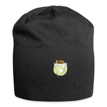 Red-eared turtle lovers - Jersey Beanie - black - Front