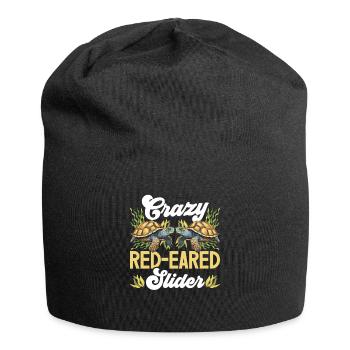 Red-eared turtle lovers - Jersey Beanie - black - Front