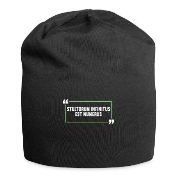 Latin Funny Latin Saying - Jersey Beanie - black - Front