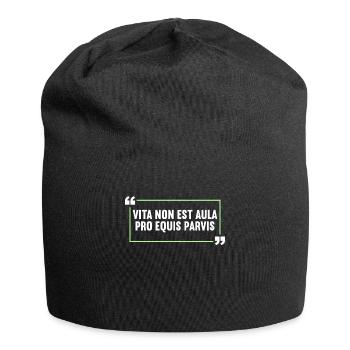 Latin Funny Latin Saying - Jersey Beanie - black - Front