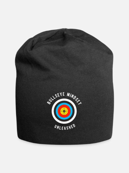 Bogensport Bogenschütze Bogenschießen Pfeil Bogen - Jersey-Beanie - Schwarz