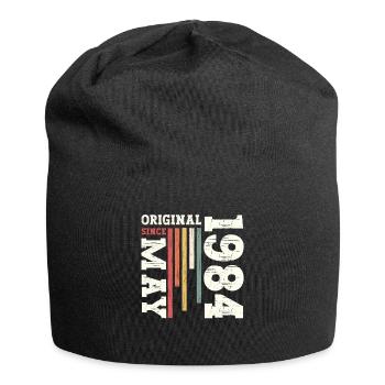 Original May 1984 Vintage 1984 Birthday 1984 - Jersey Beanie - black - Front