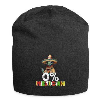 Mexikanischer Alien Lustiger Fiesta Spruch Feier - Jersey-Beanie - Anthrazit - Vorne