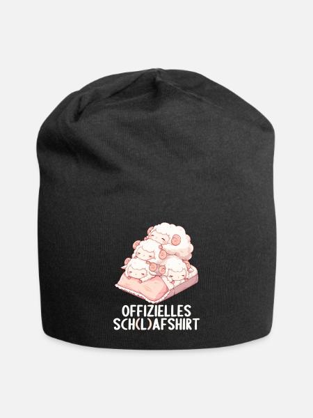 Offizielles Schafshirt Offizielles Schlafshirt - Jersey-Beanie - Schwarz