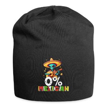 Alien No Mexican Funny Fiesta Saying - Jersey Beanie - black - Front