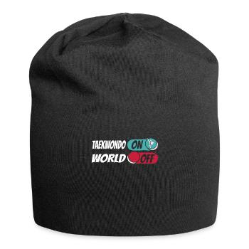 Taekwondo Taekwondo On World Off - Jersey-Beanie - Schwarz - Vorne